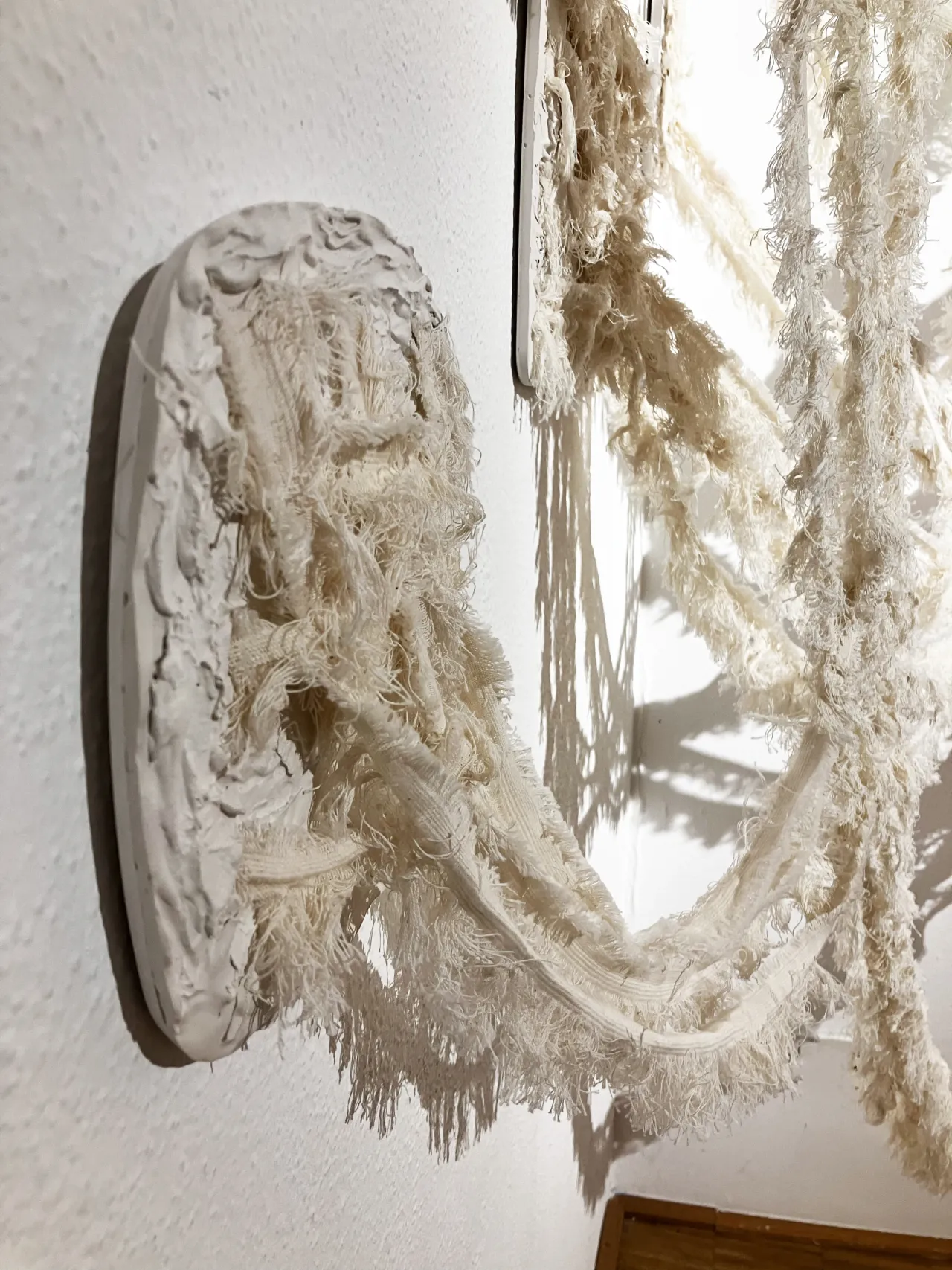 Interwoven Walls - Interwoven Walls - Fabric Remnants and Plaster - 2025